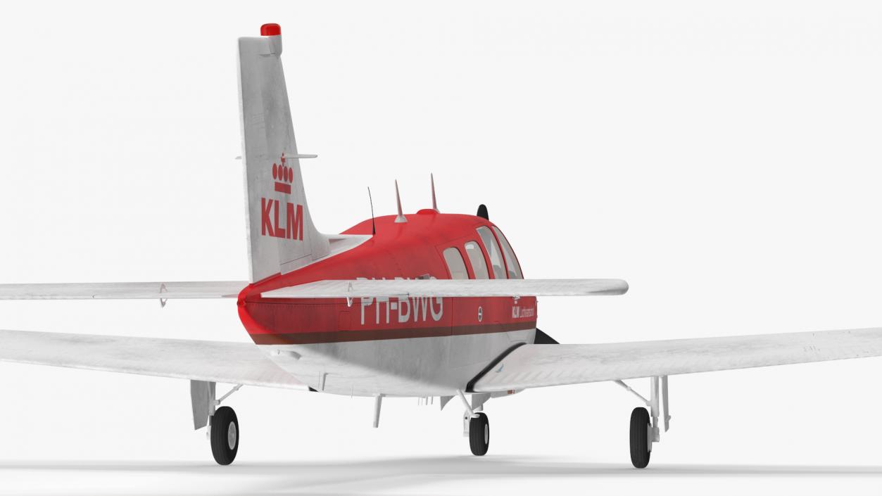 Light Aircraft Beechcraft Bonanza G-36 KLM 3D