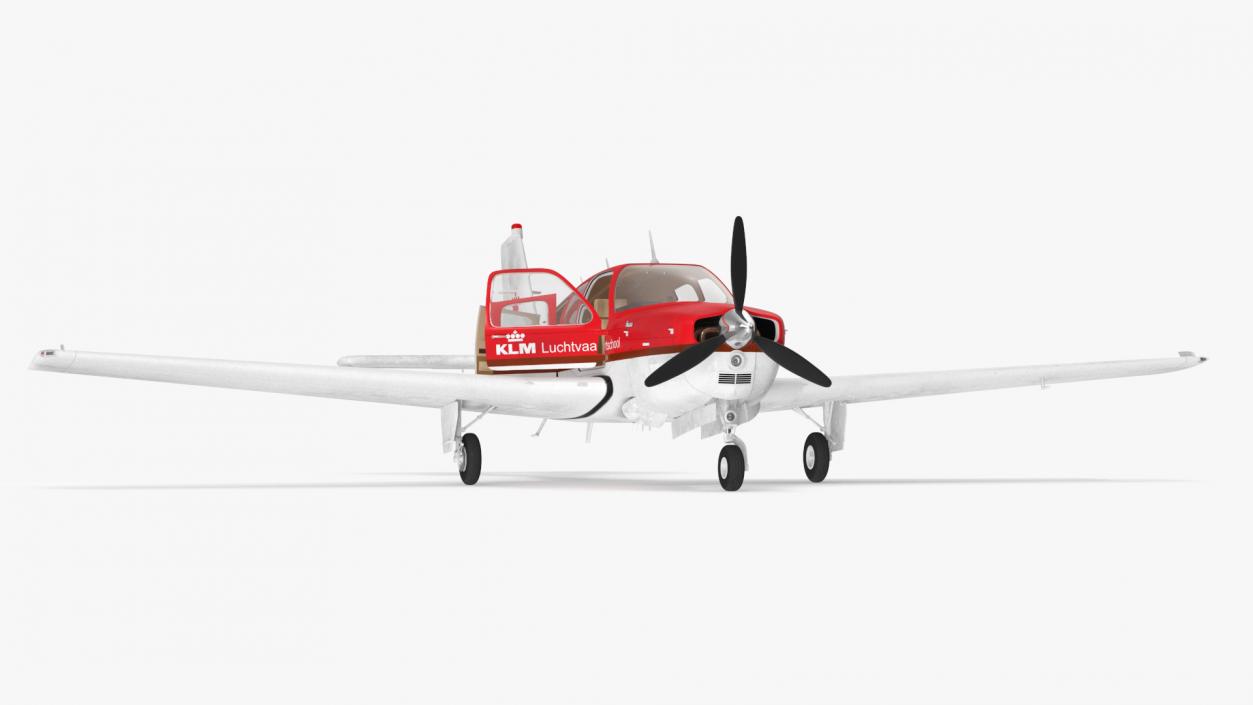 Light Aircraft Beechcraft Bonanza G-36 KLM 3D