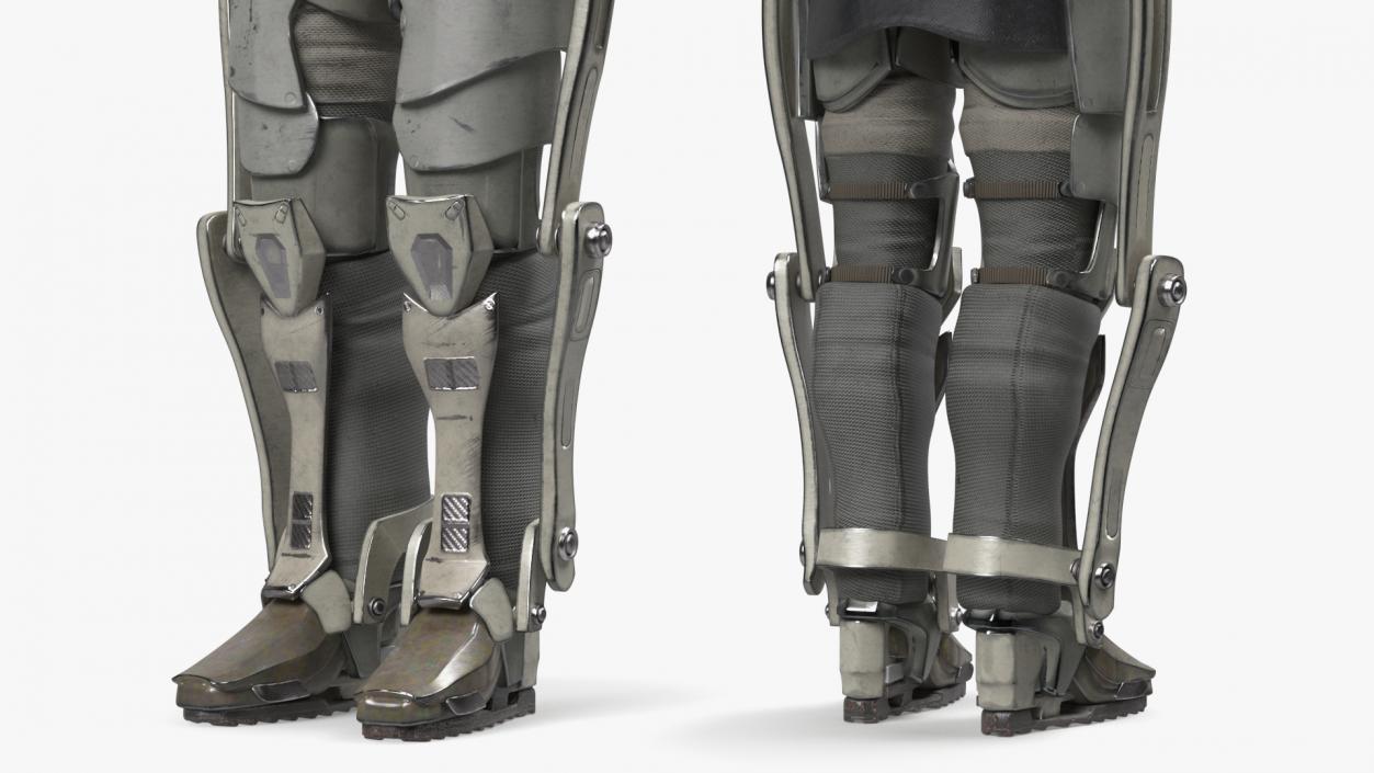 3D Exoskeleton Future Soldier A-pose model