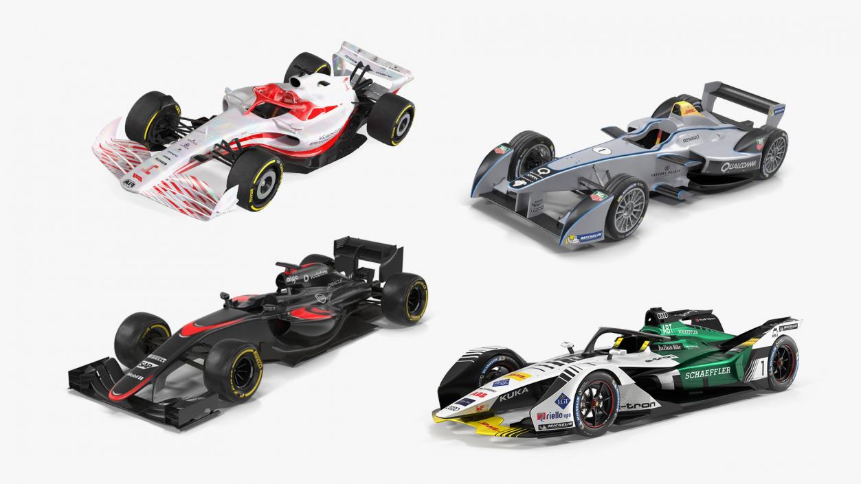 3D model Formula Cars Collection 3