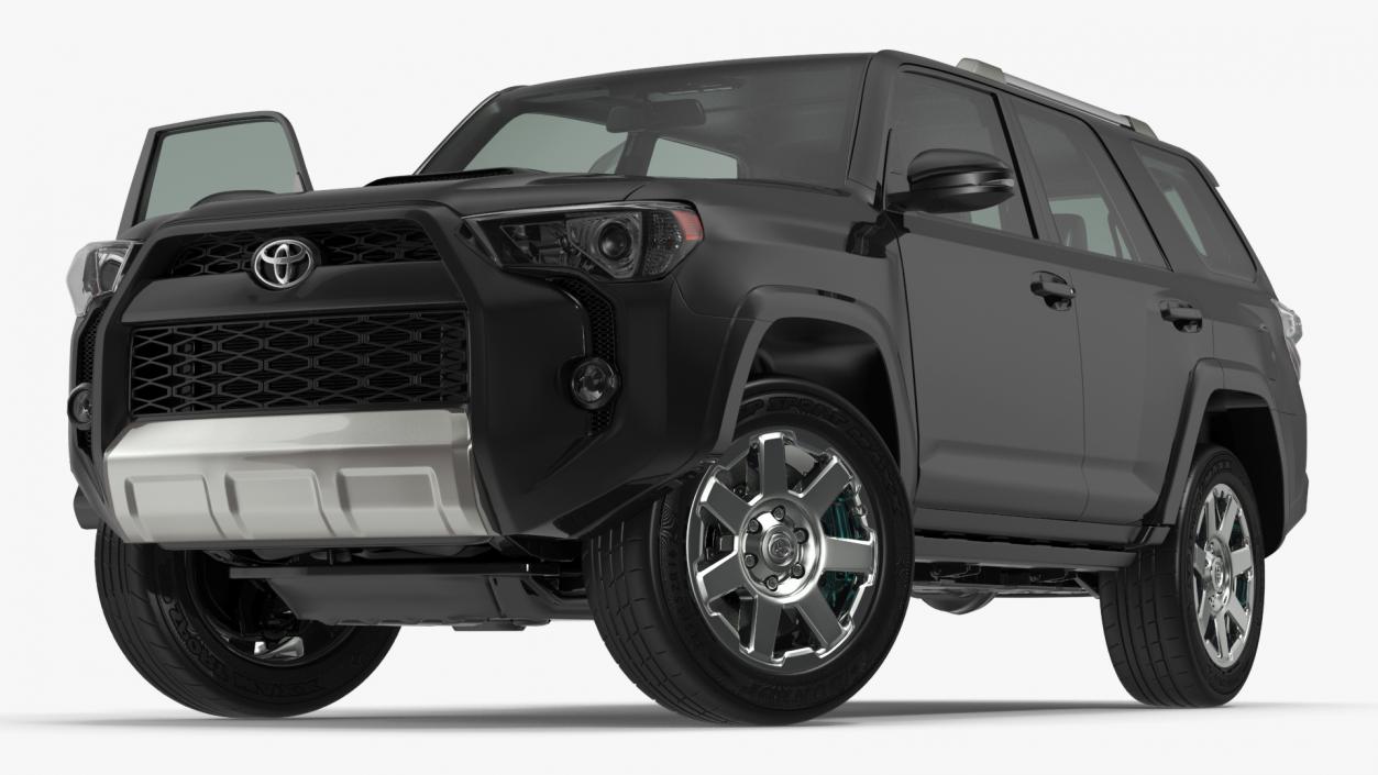 3D model Toyota 4Runner SUV Rigged