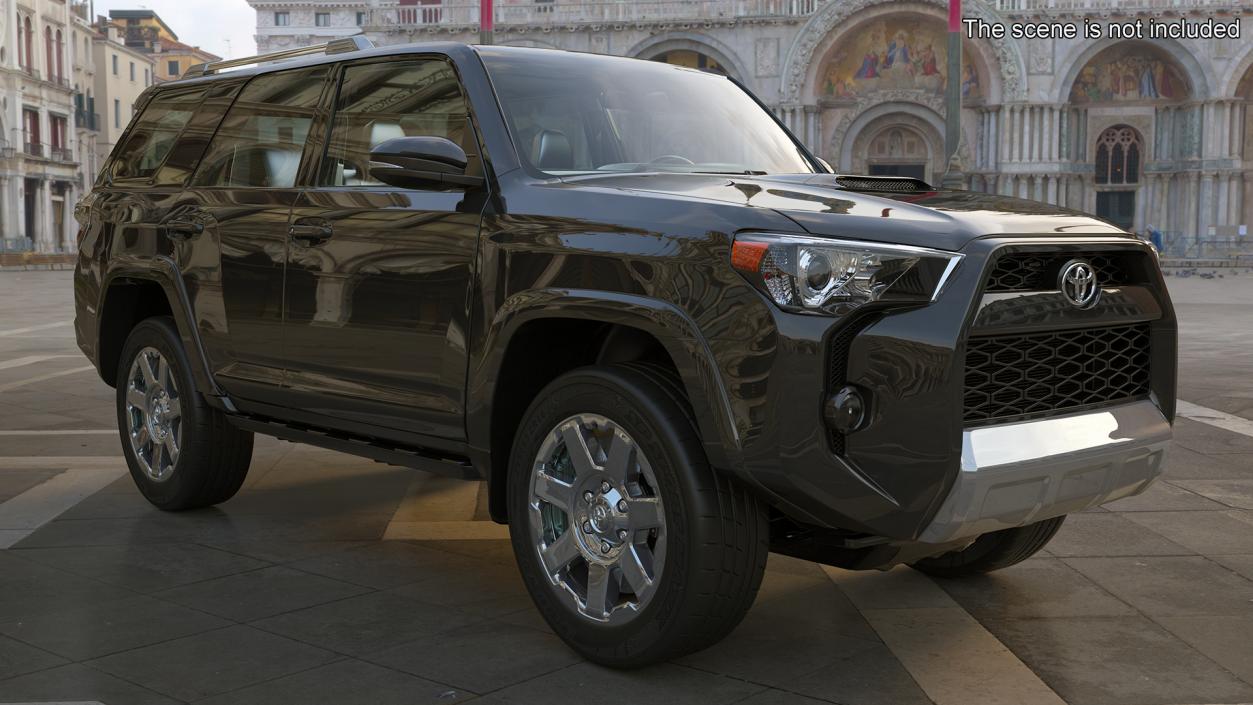 3D model Toyota 4Runner SUV Rigged