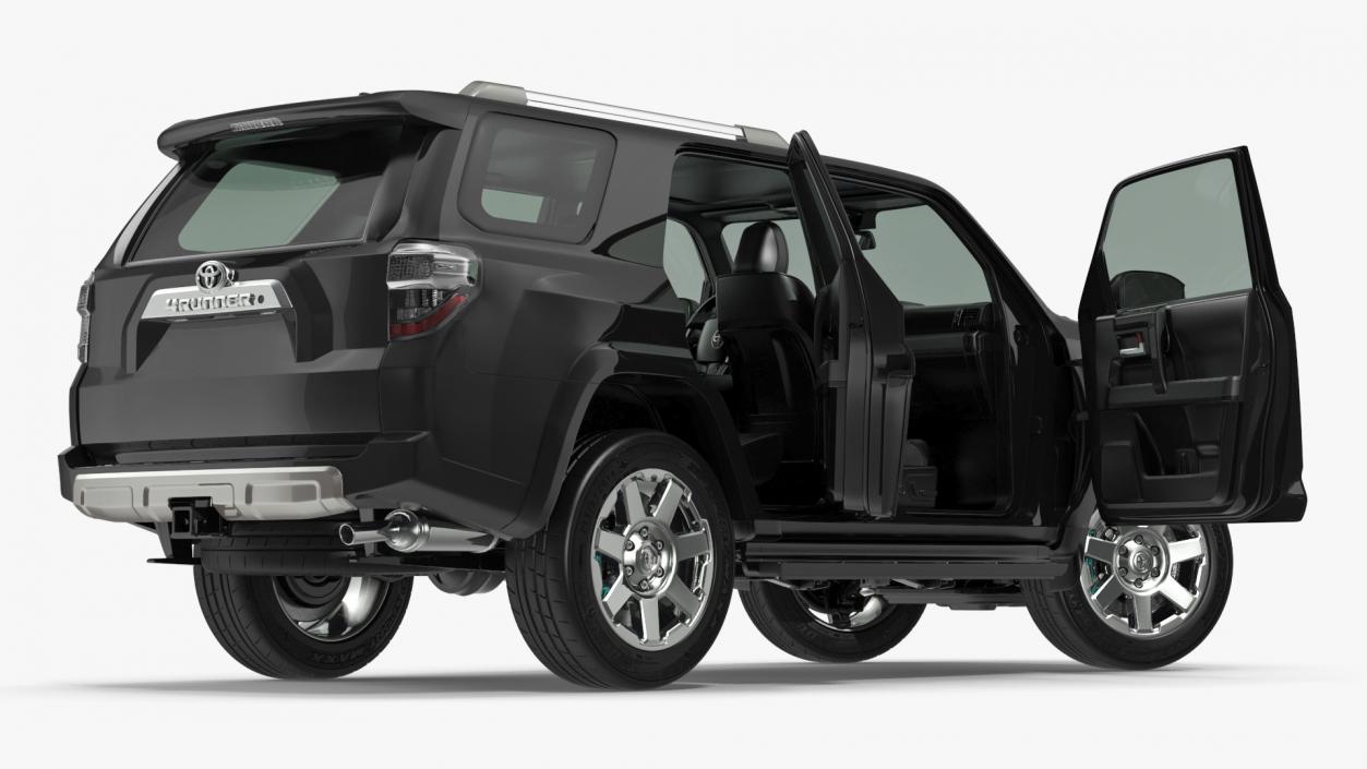 3D model Toyota 4Runner SUV Rigged