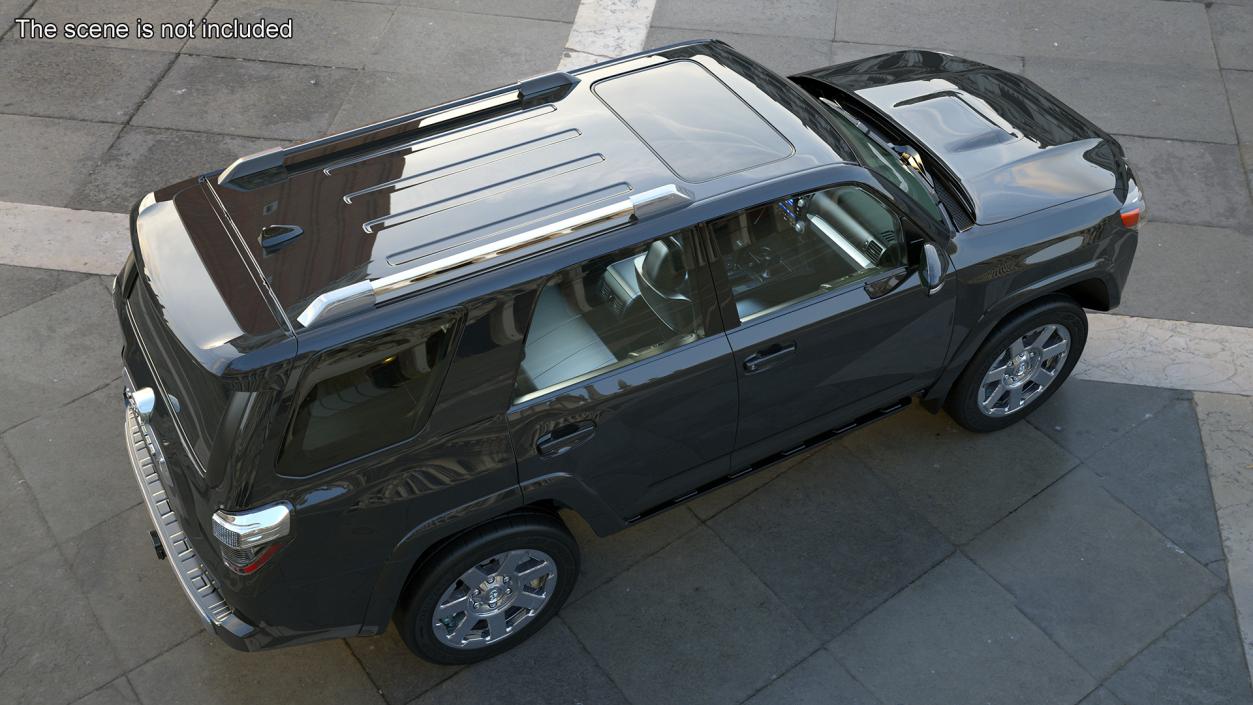 3D model Toyota 4Runner SUV Rigged