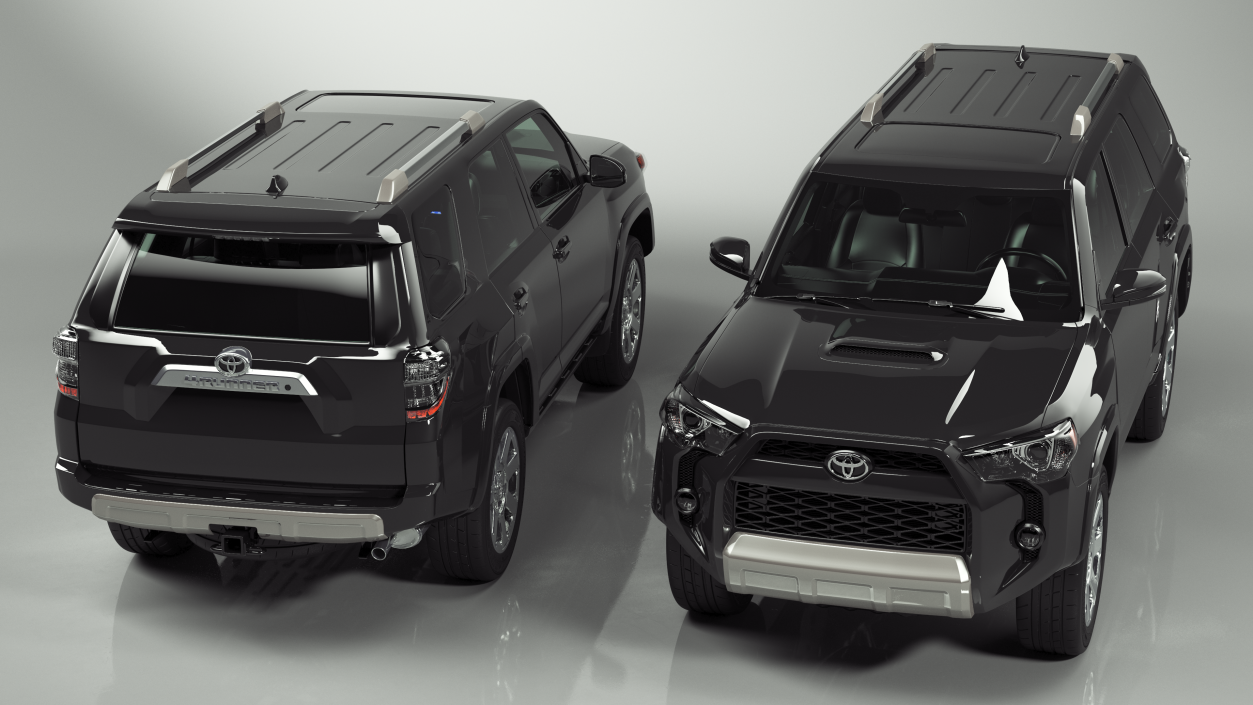 3D model Toyota 4Runner SUV Rigged