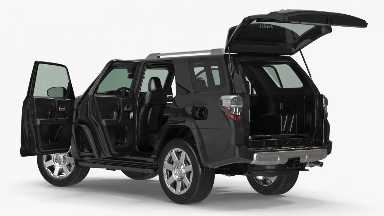 3D model Toyota 4Runner SUV Rigged