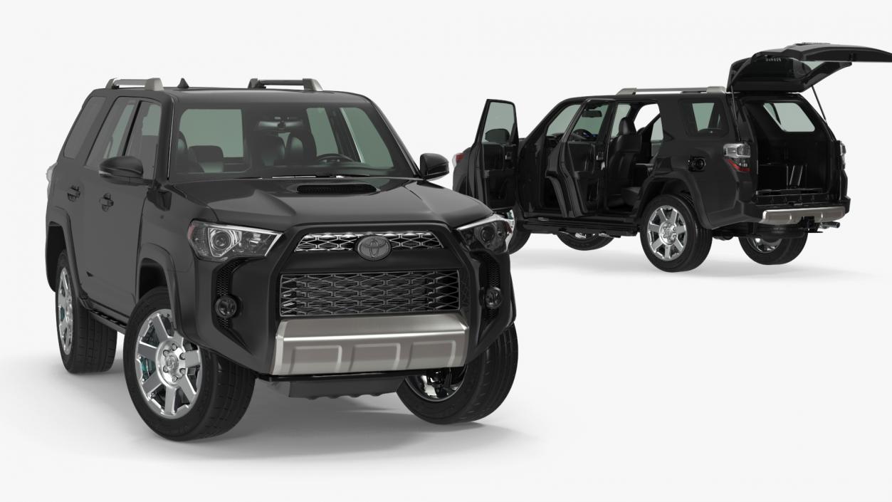 3D model Toyota 4Runner SUV Rigged