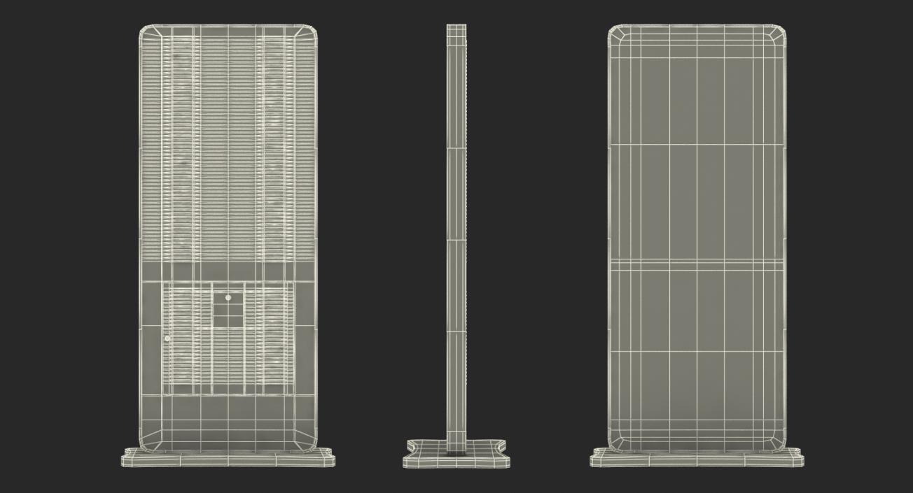 3D Electronic Kiosks Collection model