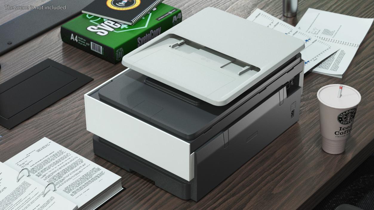 3D HP OfficeJet Pro 8025e Multifunction Printer OFF model