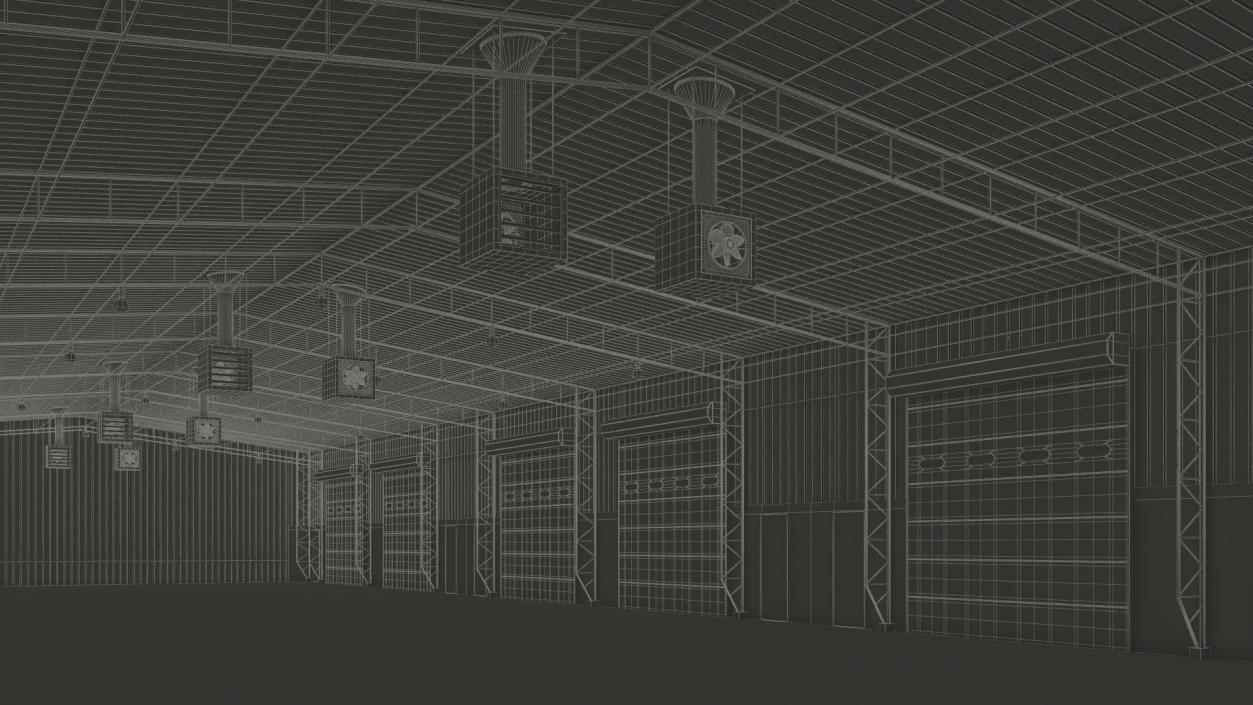 3D model Warehouse Building 4