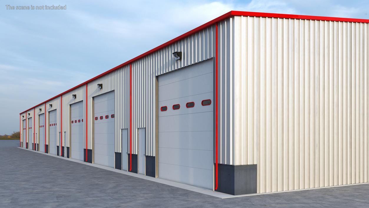 3D model Warehouse Building 4