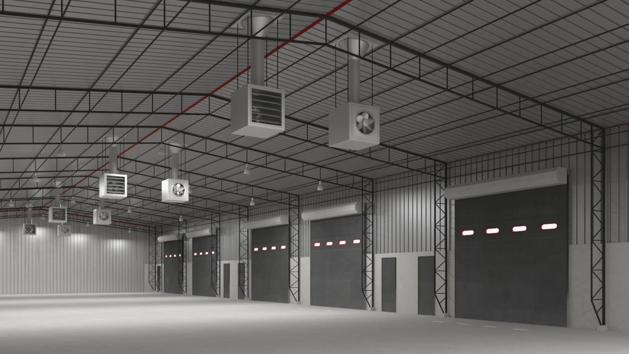 3D model Warehouse Building 4