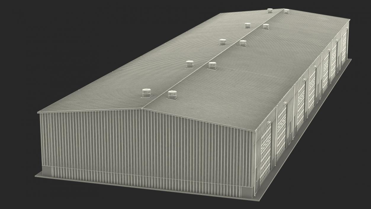 3D model Warehouse Building 4