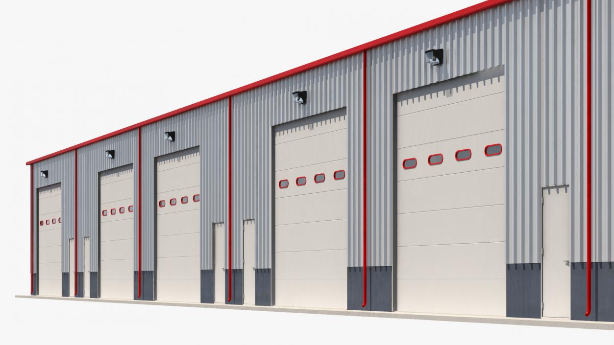 3D model Warehouse Building 4