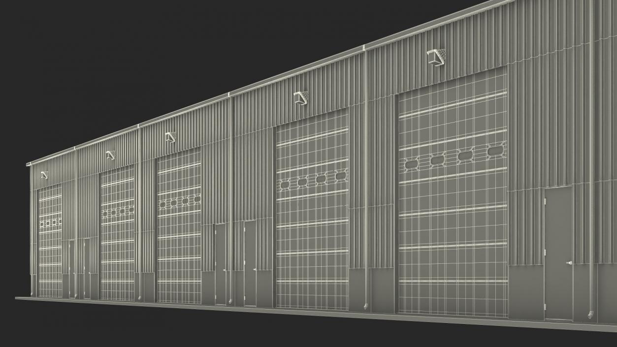 3D model Warehouse Building 4