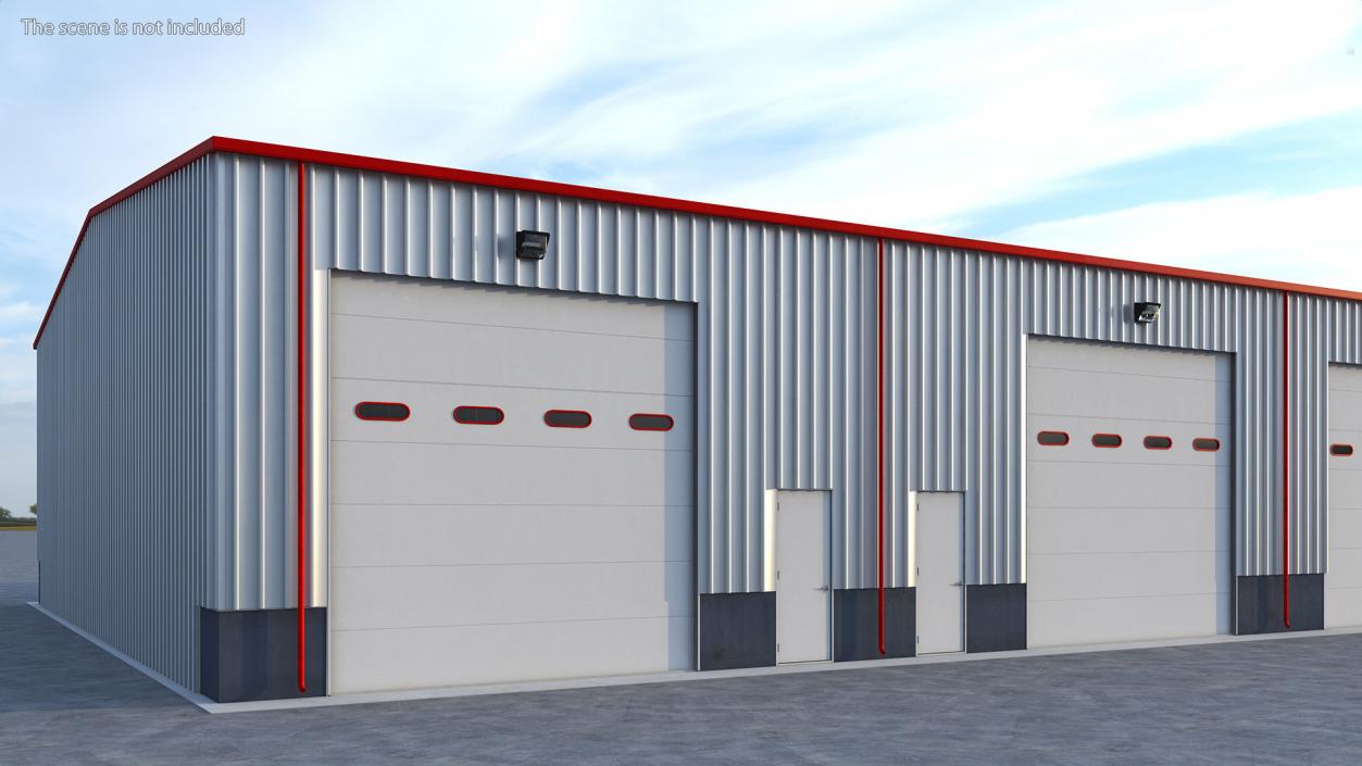 3D model Warehouse Building 4