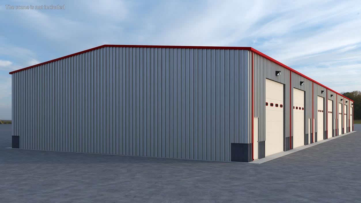 3D model Warehouse Building 4