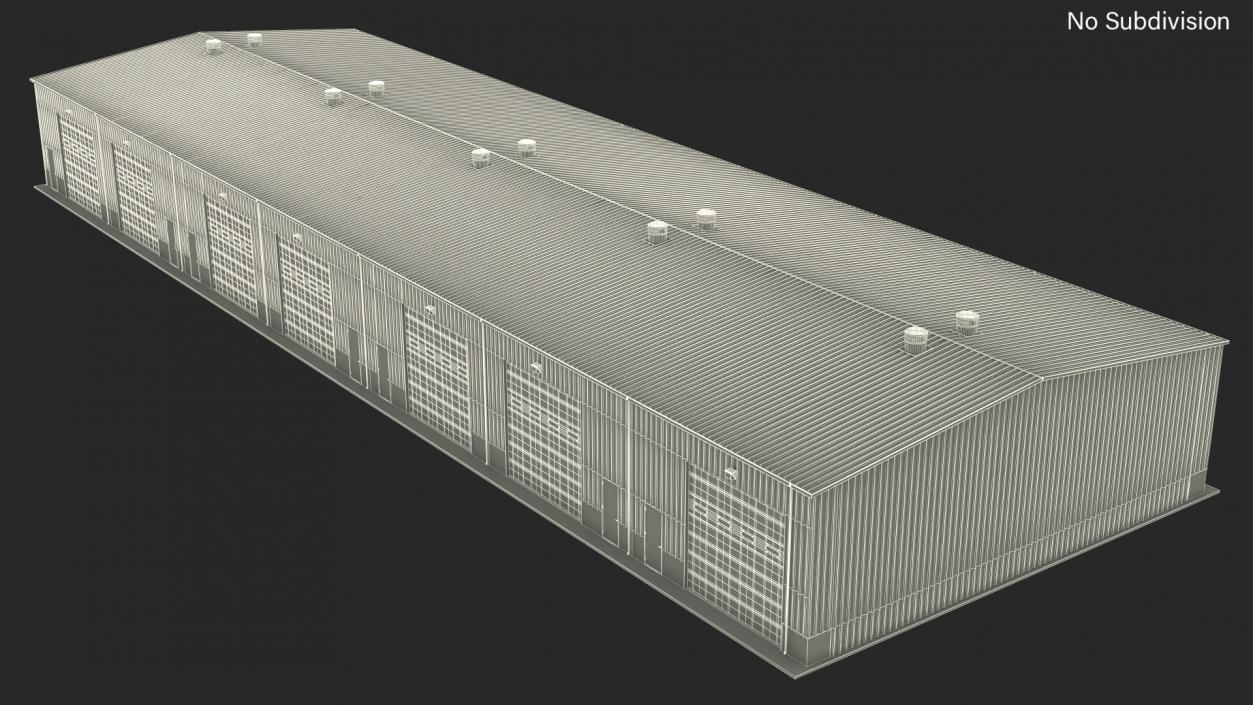 3D model Warehouse Building 4