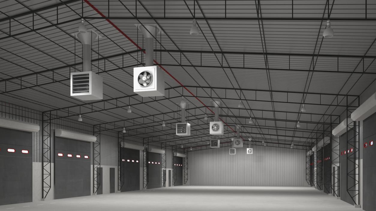 3D model Warehouse Building 4