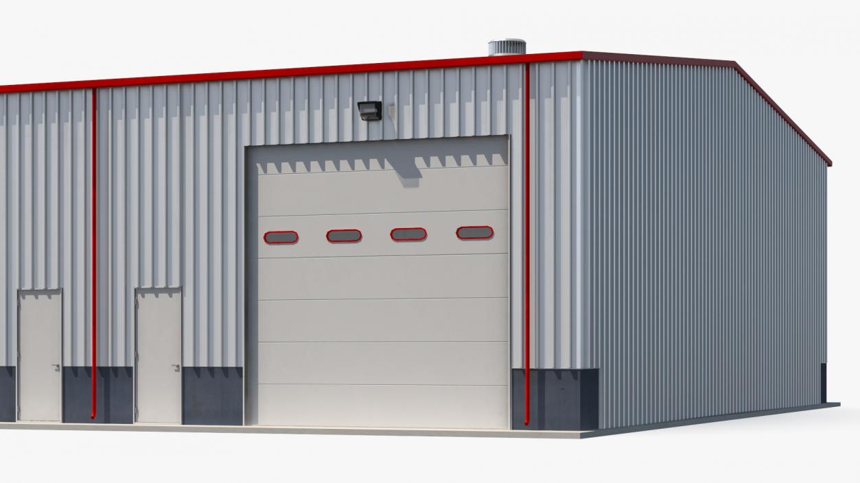 3D model Warehouse Building 4