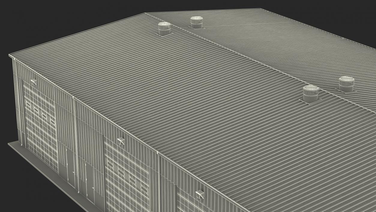 3D model Warehouse Building 4