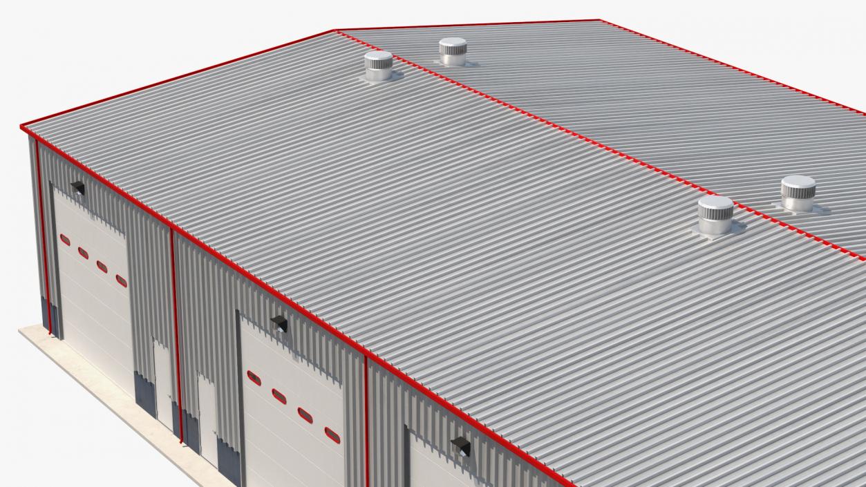 3D model Warehouse Building 4