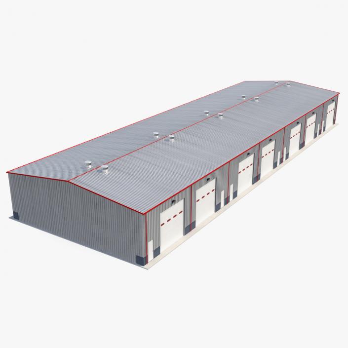 3D model Warehouse Building 4