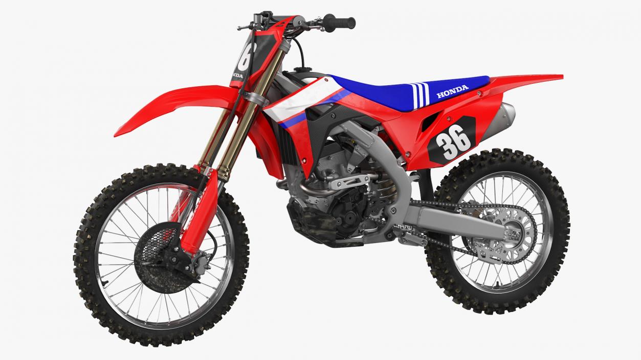 Motocross Bike Honda CRF250R 2018 Rigged 2 3D