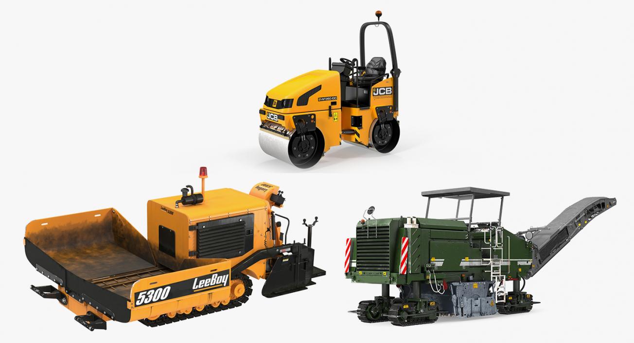 3D model Road Machinery Collection