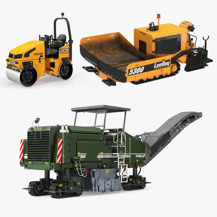 3D model Road Machinery Collection