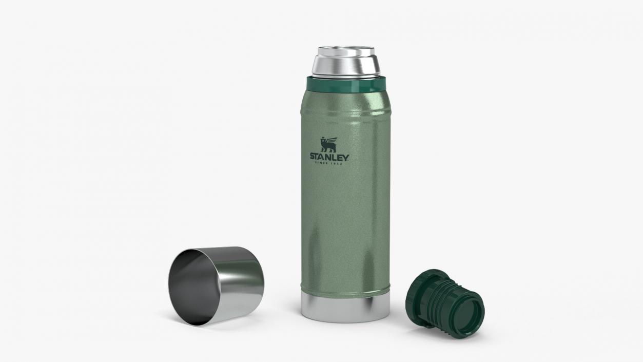 Stanley Adventure Vacuum Bottle Green 2 3D model