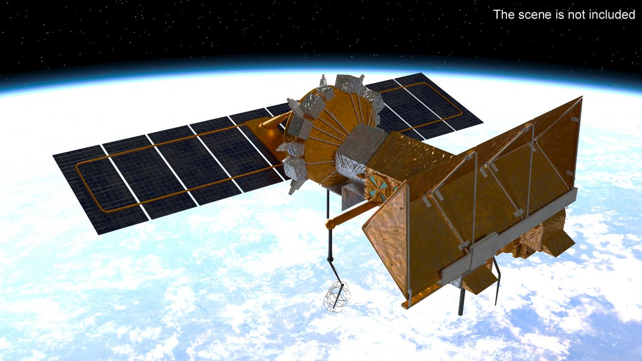 3D Space Weather Satellite model