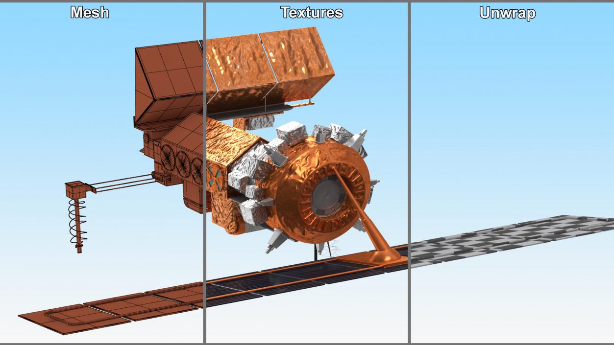 3D Space Weather Satellite model