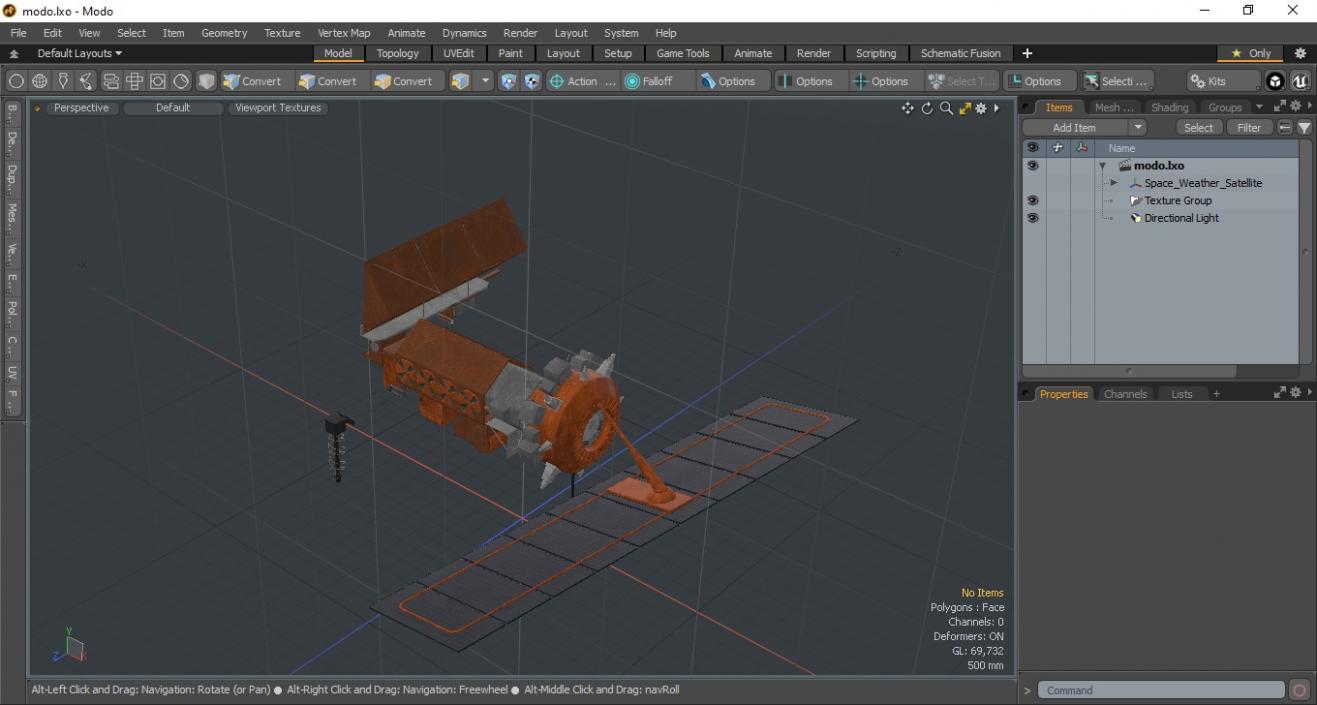 3D Space Weather Satellite model