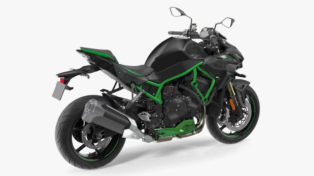 3D model Kawasaki Z H2 2023 Hypersport Motorcycle