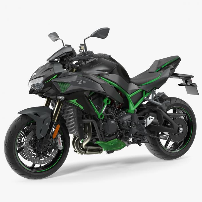 3D model Kawasaki Z H2 2023 Hypersport Motorcycle