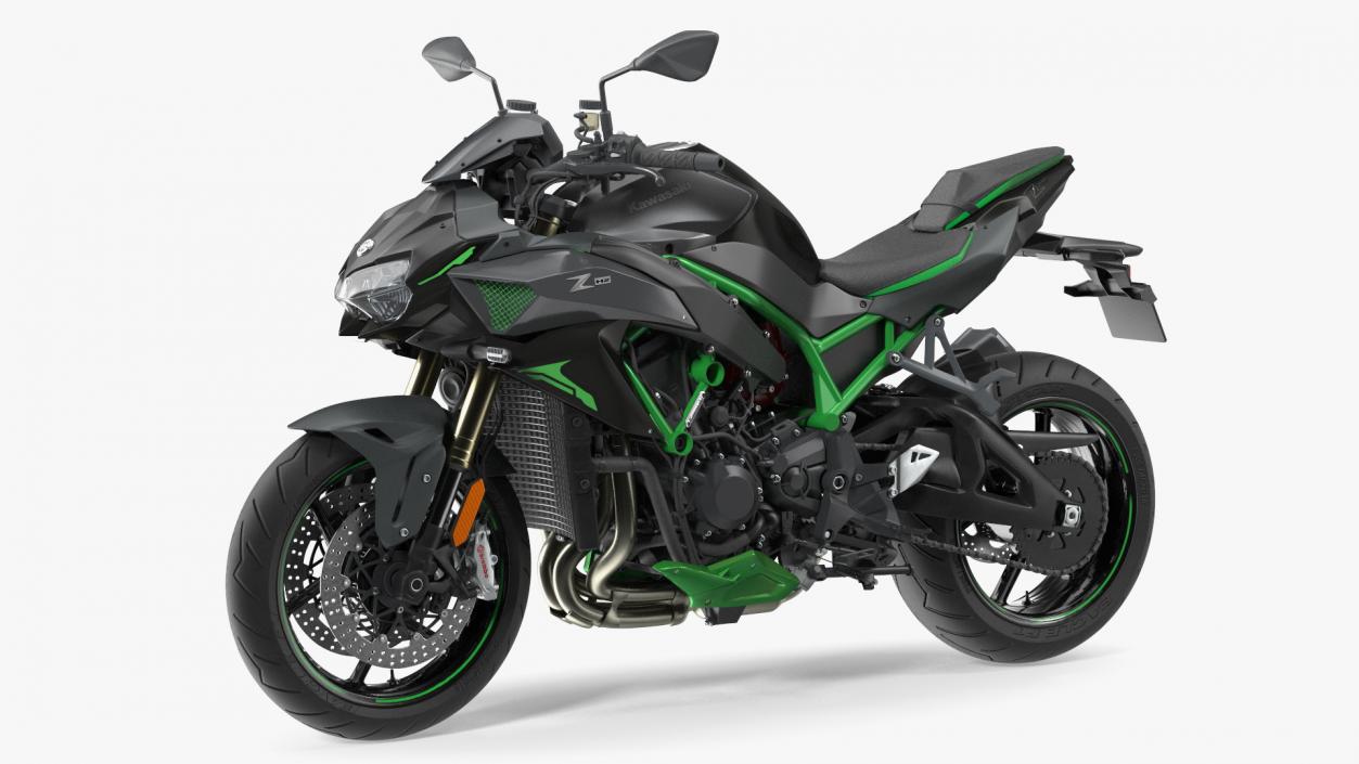 3D model Kawasaki Z H2 2023 Hypersport Motorcycle