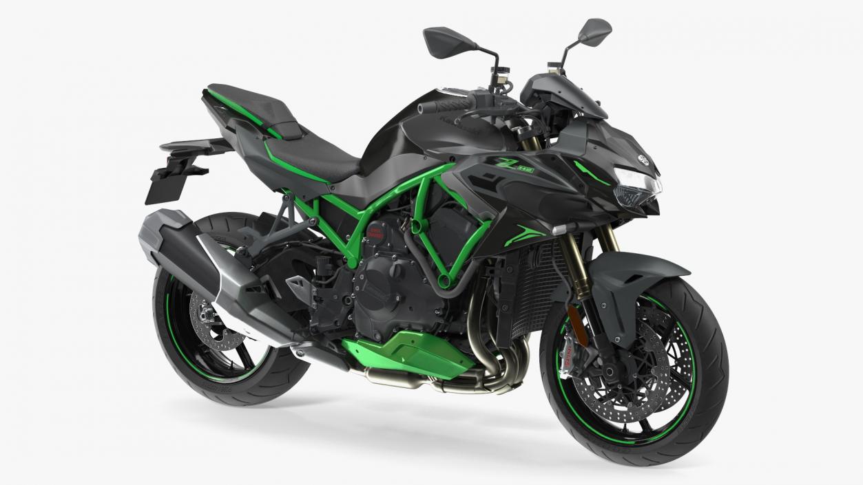 3D model Kawasaki Z H2 2023 Hypersport Motorcycle