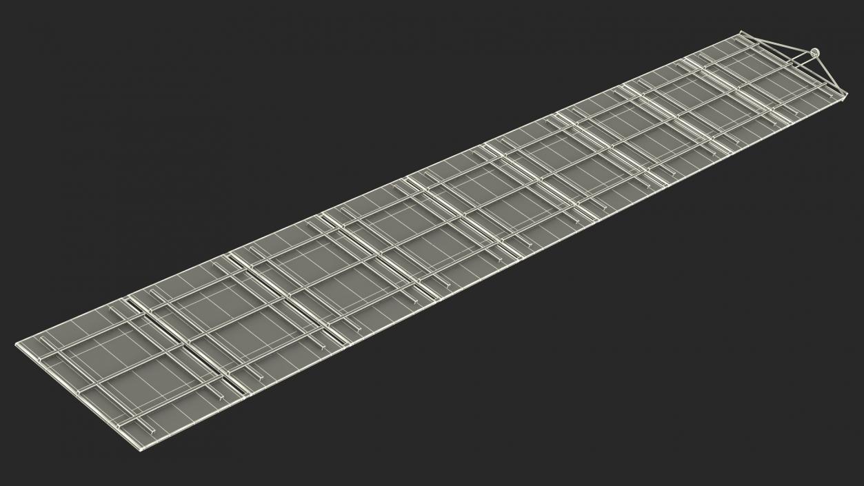 Satellite Solar Panel Array 2 3D model