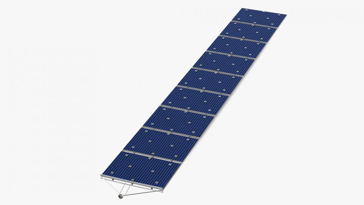 Satellite Solar Panel Array 2 3D model