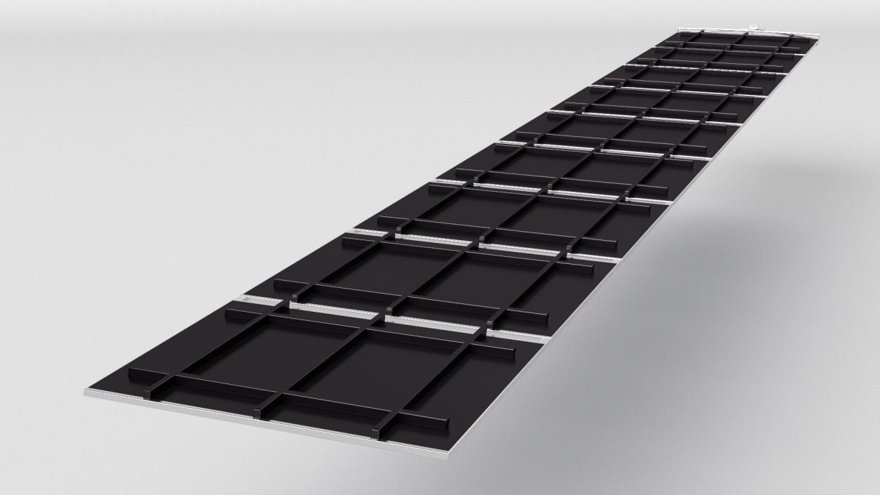 Satellite Solar Panel Array 2 3D model