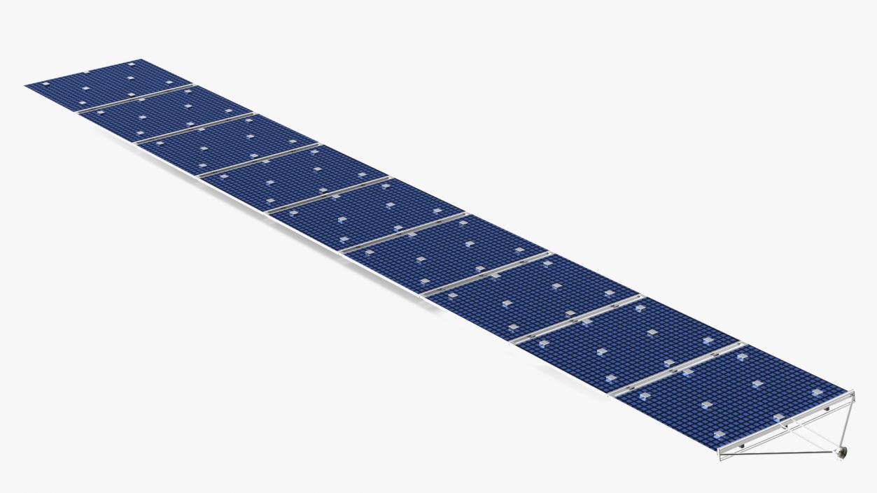 Satellite Solar Panel Array 2 3D model