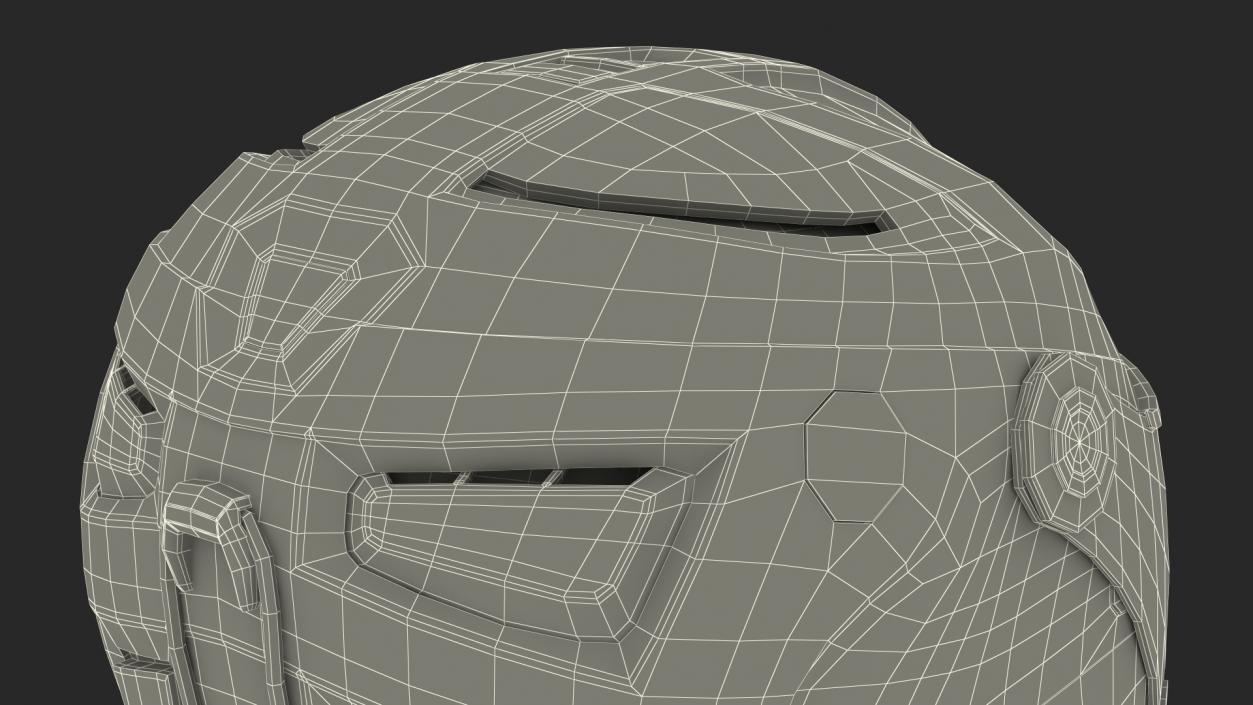 Snowboard and Ski Helmet 3D model