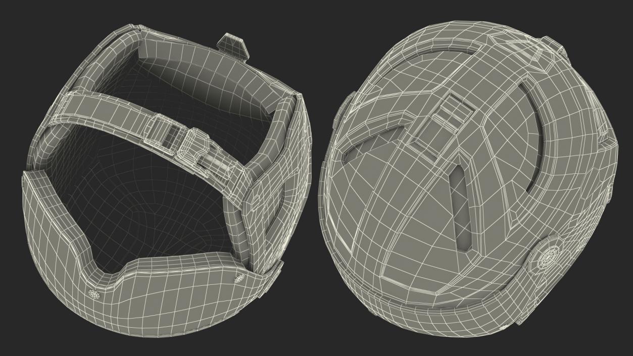 Snowboard and Ski Helmet 3D model