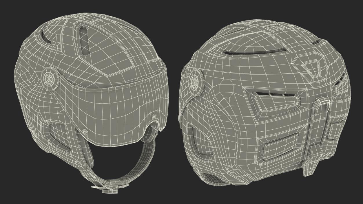 Snowboard and Ski Helmet 3D model