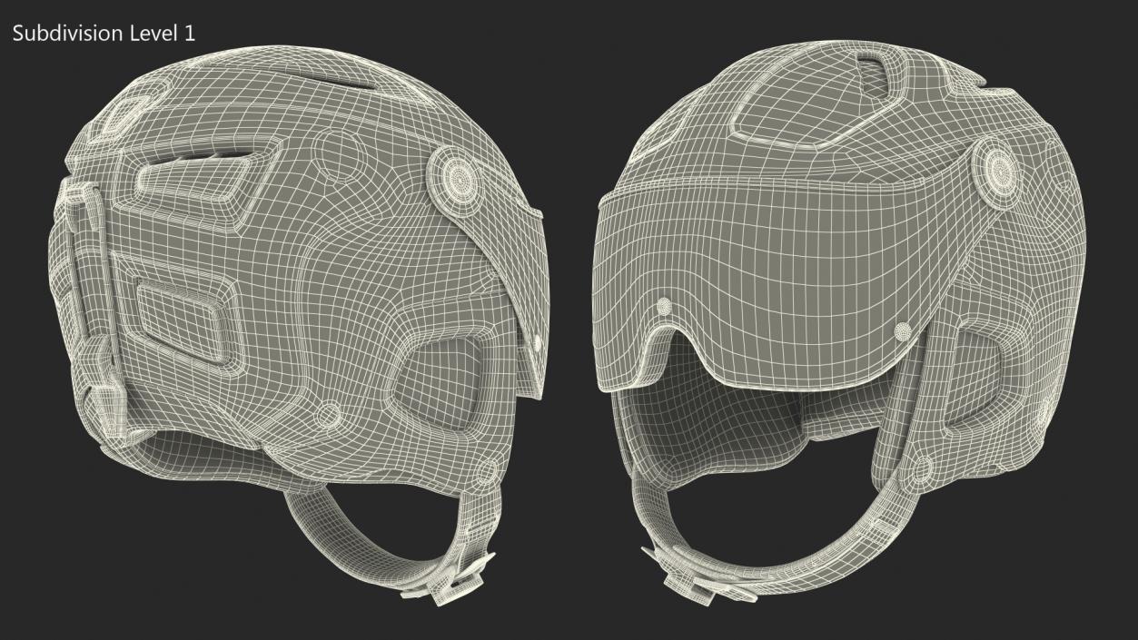 Snowboard and Ski Helmet 3D model