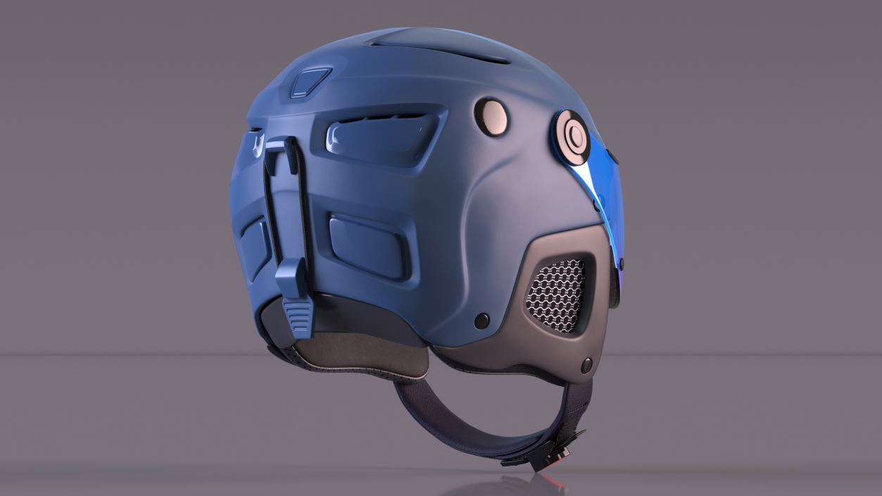 Snowboard and Ski Helmet 3D model