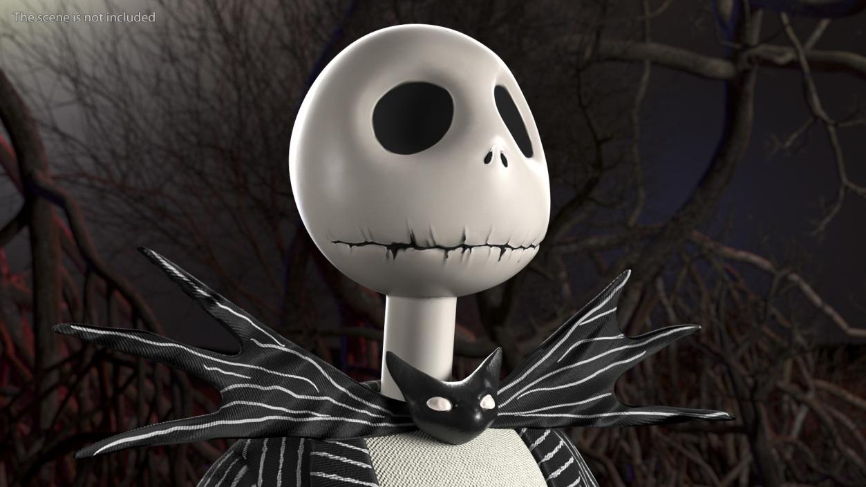 3D Jack Skellington Head