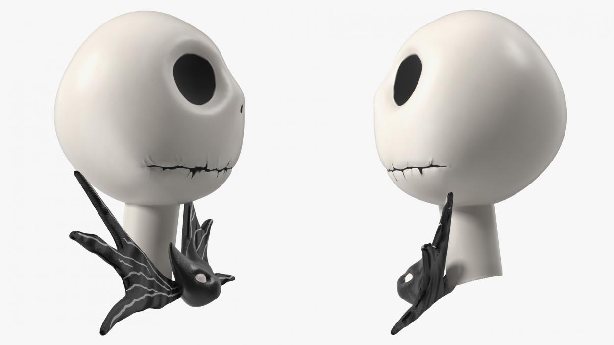 3D Jack Skellington Head