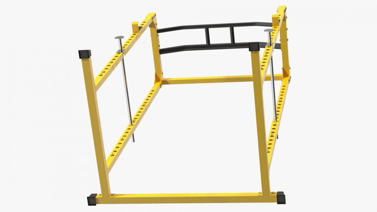 Bodycraft Power Rack Yellow 3D